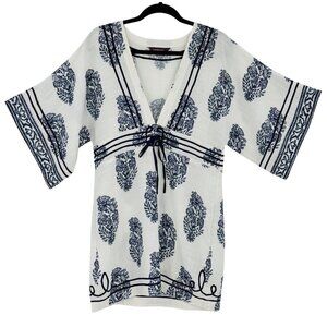 NWT Anthropologie Relaxed Kimono Cover Up Lounge Top | Coastal Boho King Kylie S